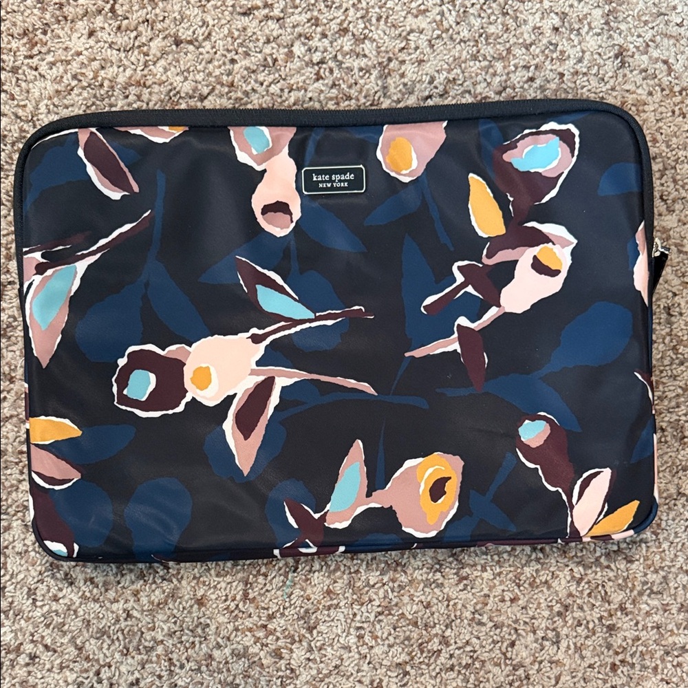 Kate Spade Abstract Floral Laptop Sleeve